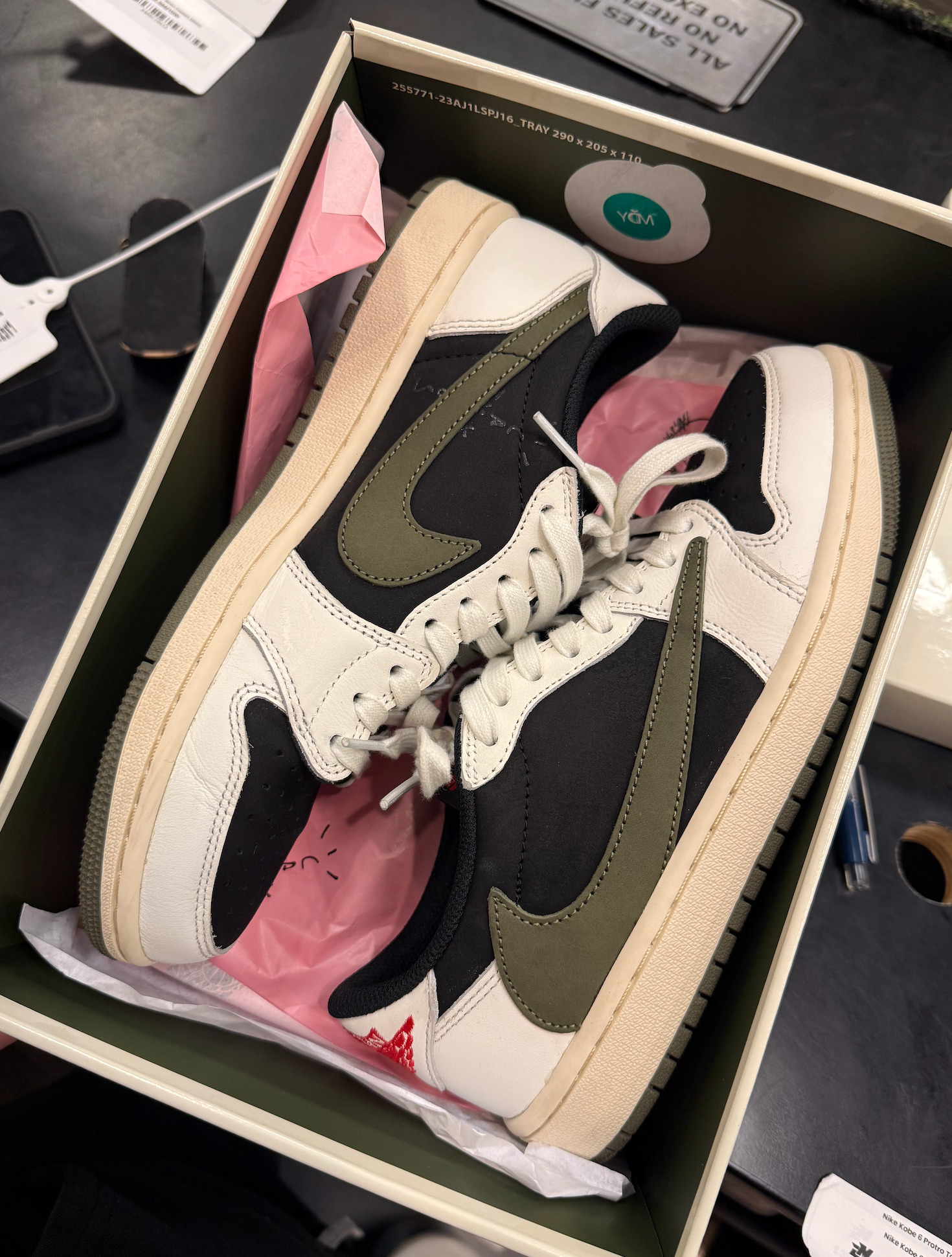 Jordan 1 Retro Low OG SP Travis Scott Olive (Women's)