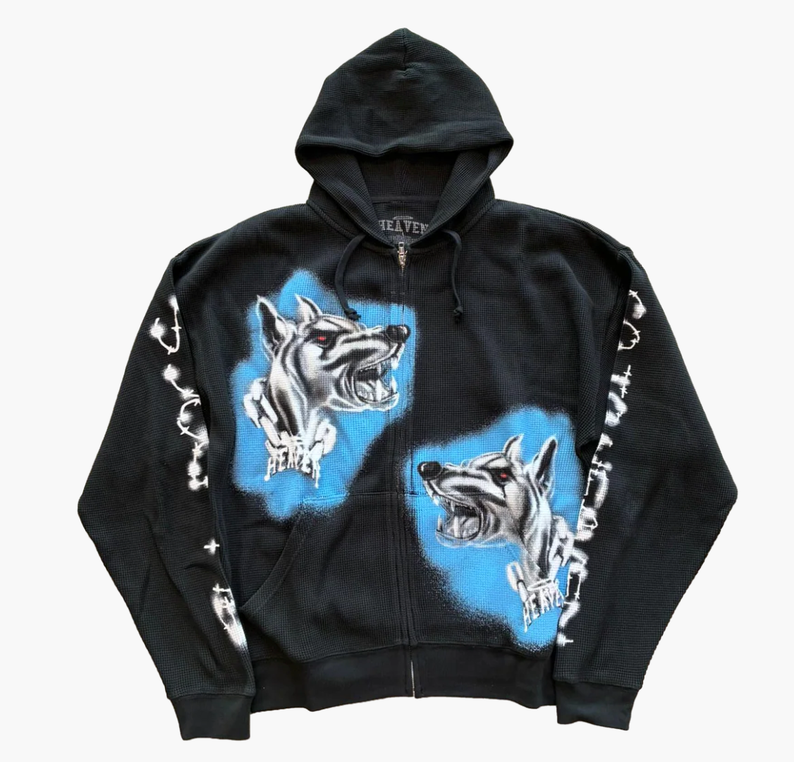 All Dogs Go 2 Heaven Thermal Zip