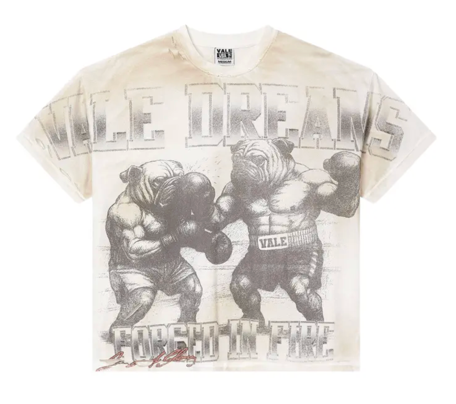 Vale Forged in Fire Tee "Cream"