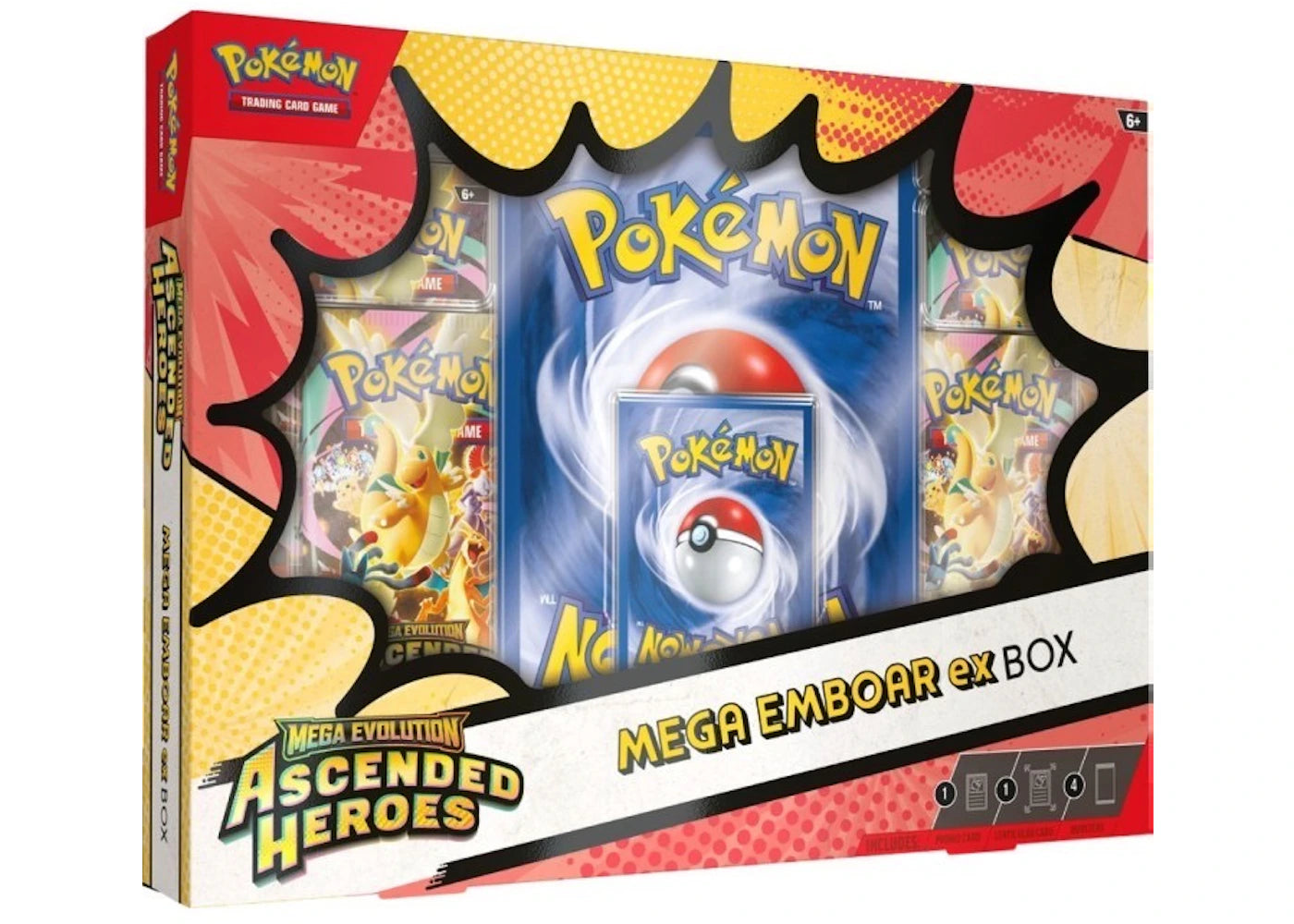 2026 Pokemon Mega Evolution Ascended Heroes Mega Emboar ex Box