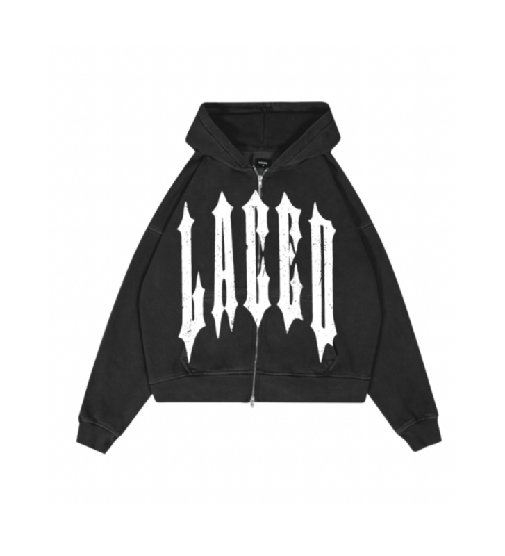 Laced Legacy Zip Up Black
