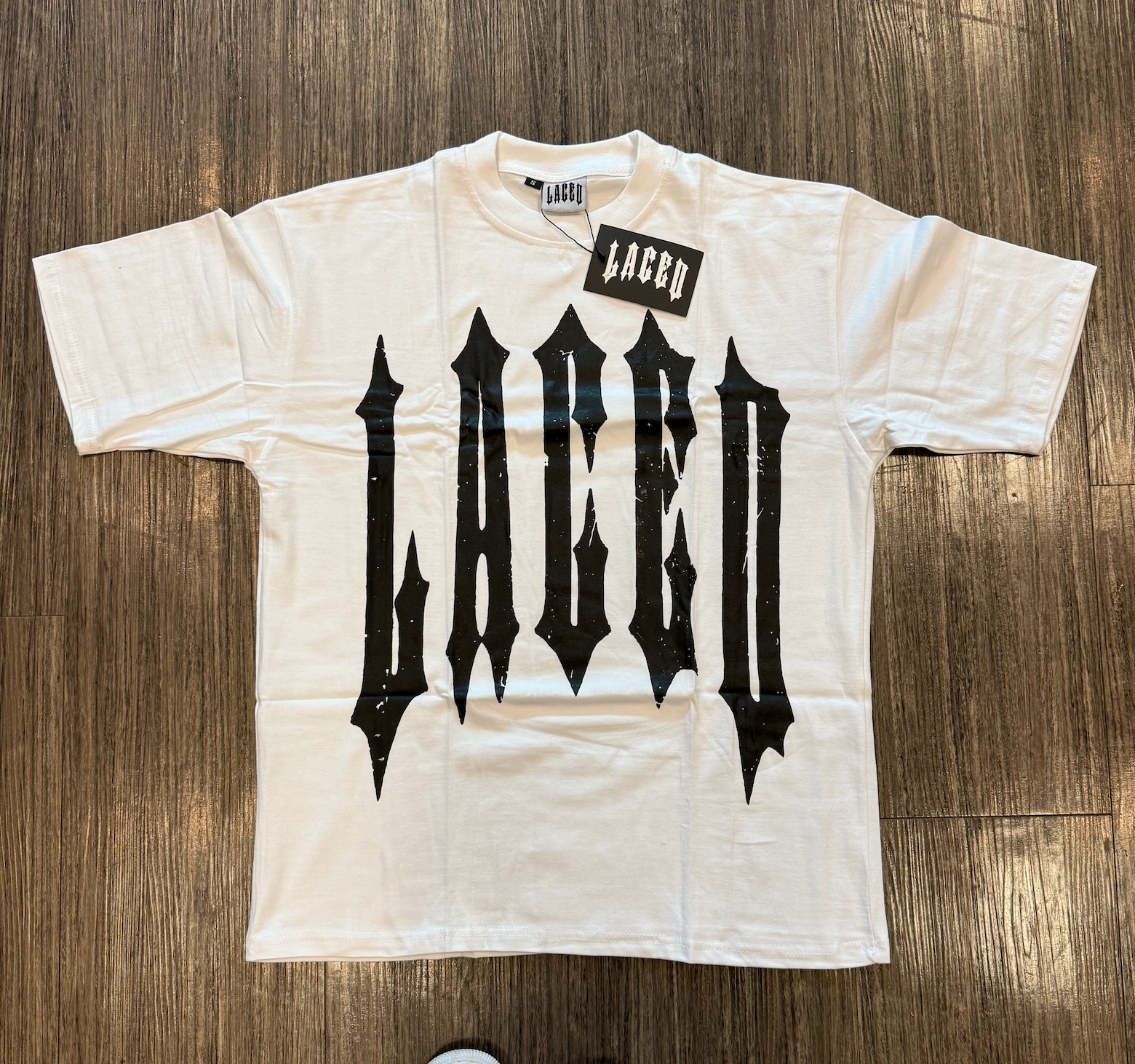 LACED GOTHIC TEE WHITE