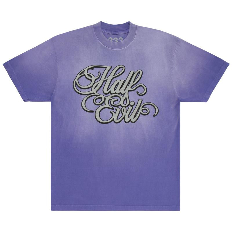 Script Tee Vintage Purple