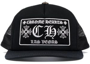 Chrome Hearts CH Las Vegas Trucker Hat Black/Black