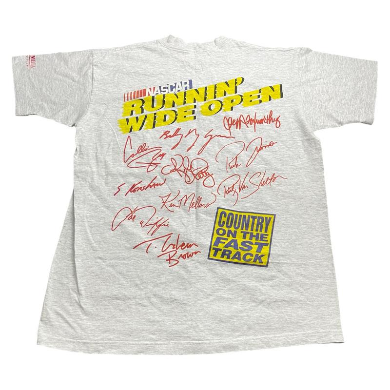 Vintage NASCAR Autographed T-Shirt