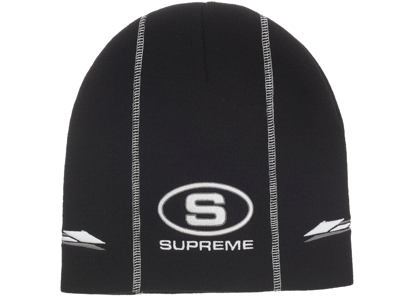 Supreme Racing Panel Beanie Black