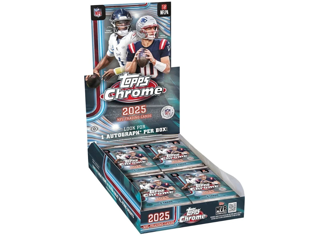 2025 Topps Chrome Football Booster Packs