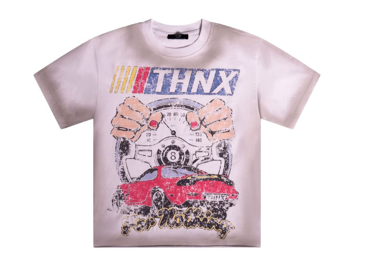 GRAB THE WHEEL TEE WHITE