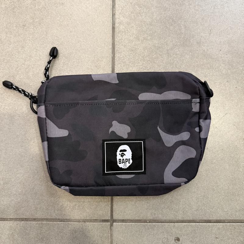 Grey BAPE Camo Grey Shoulder Bag