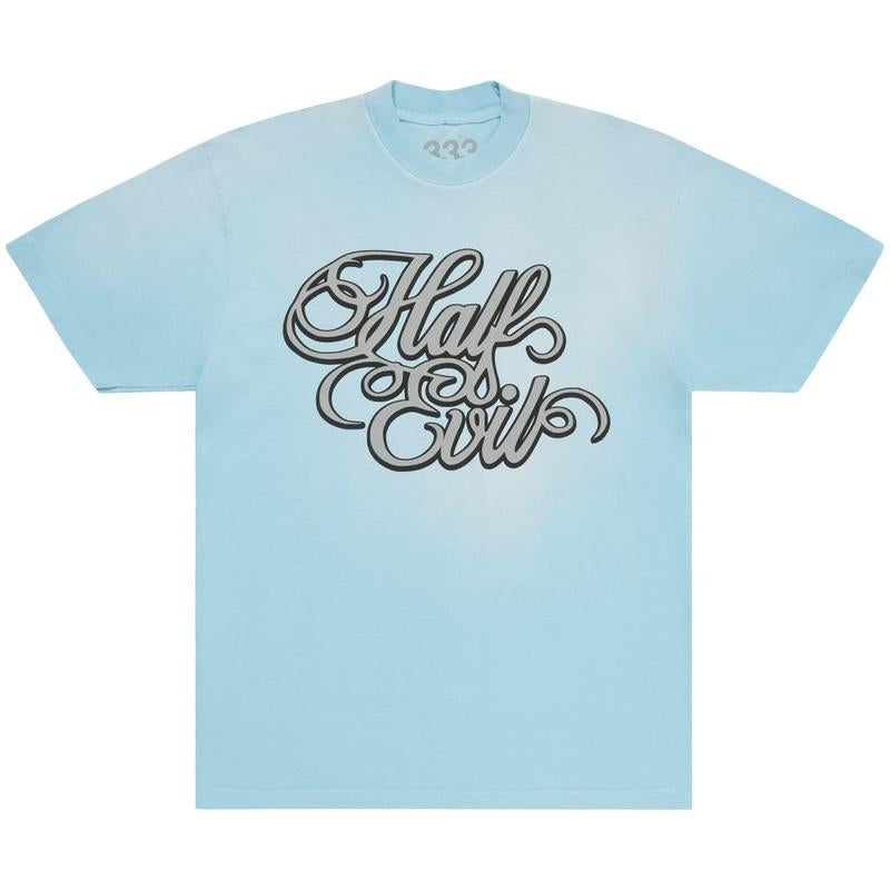 Script Tee Vintage Sky Blue