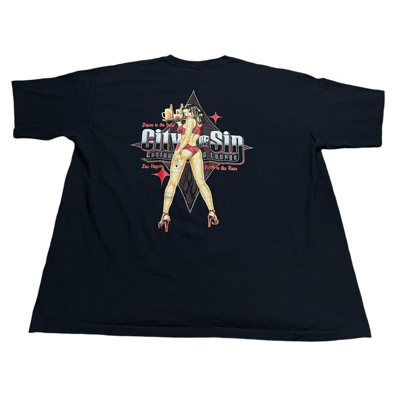 Vintage City of Sin Girl T-Shirt