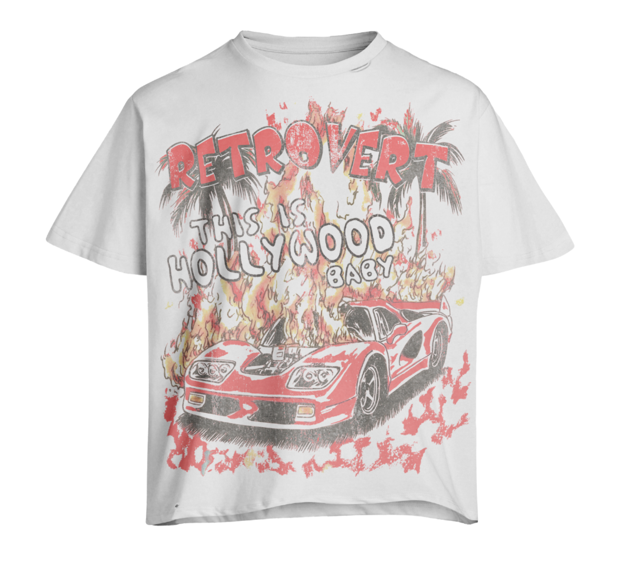 RED HOLLYWOOD T-SHIRT