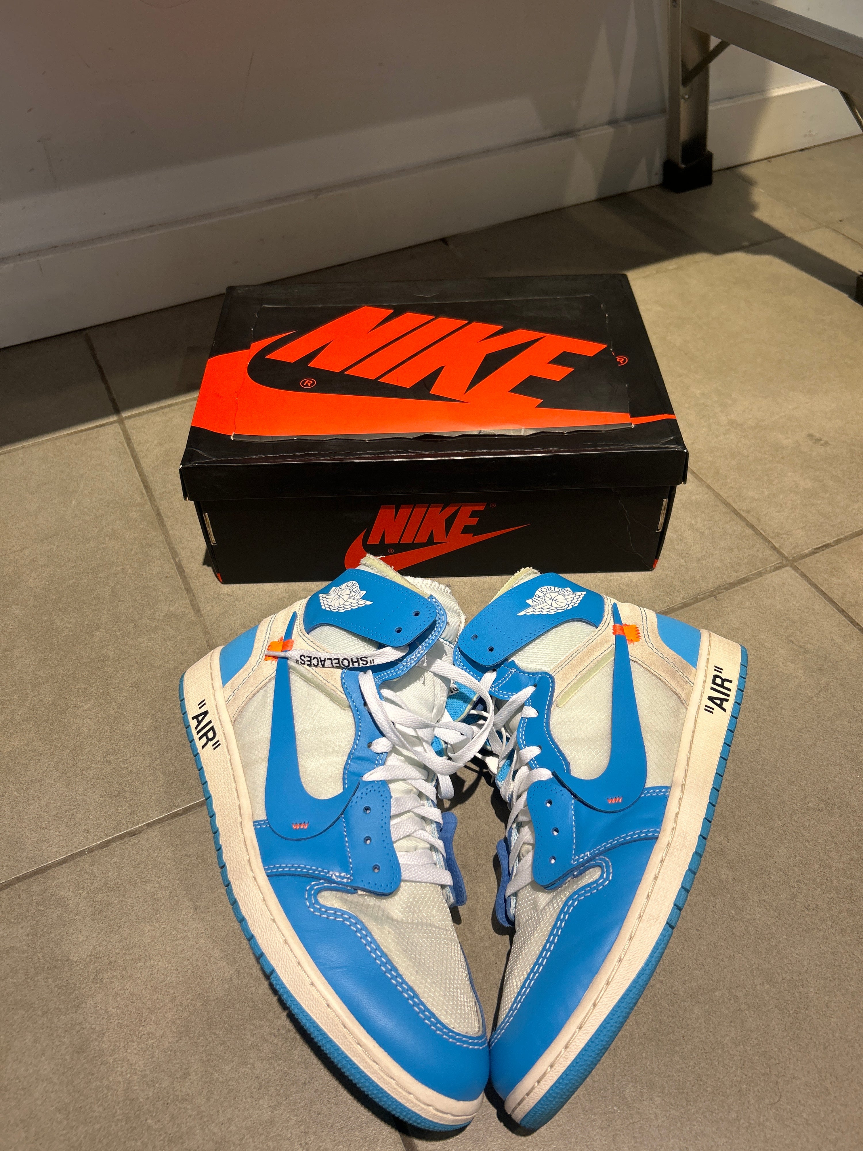 Jordan 1 Retro High Off-White University Blue (13M)