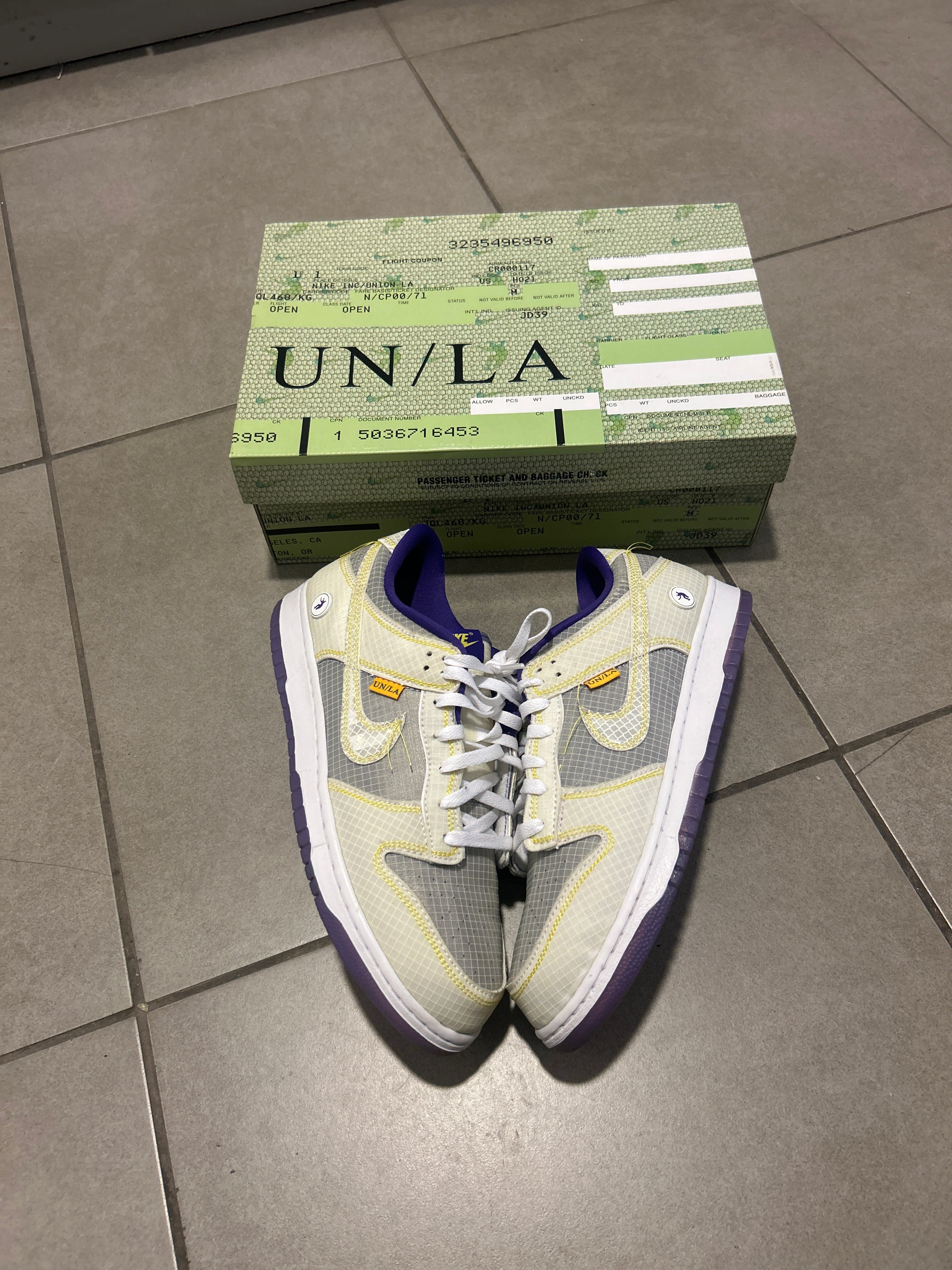 Nike Dunk Low Union Passport Pack Court Purple (11M)