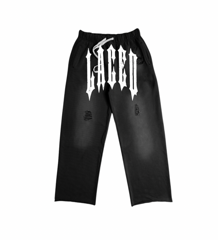 Laced Legacy Pants Black