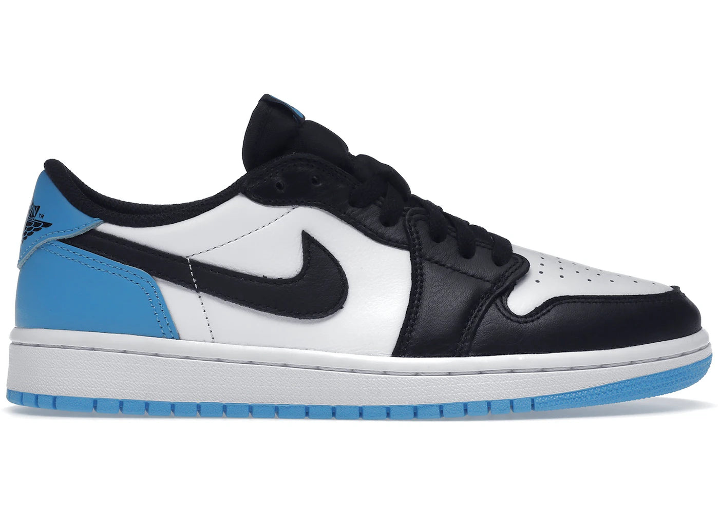 Jordan 1 Low Black Dark Powder Blue (W)