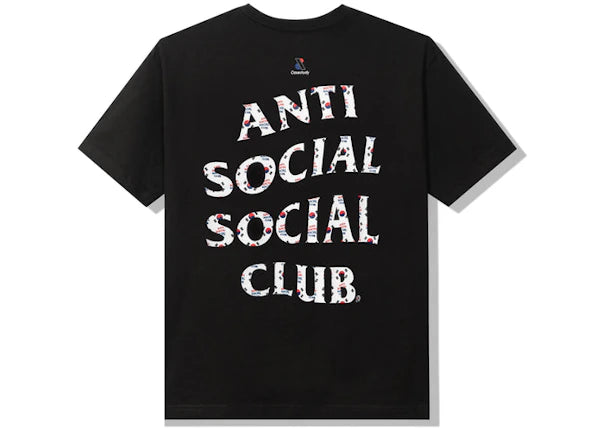 Anti Social Social Club Case Study Flag T-shirt Black