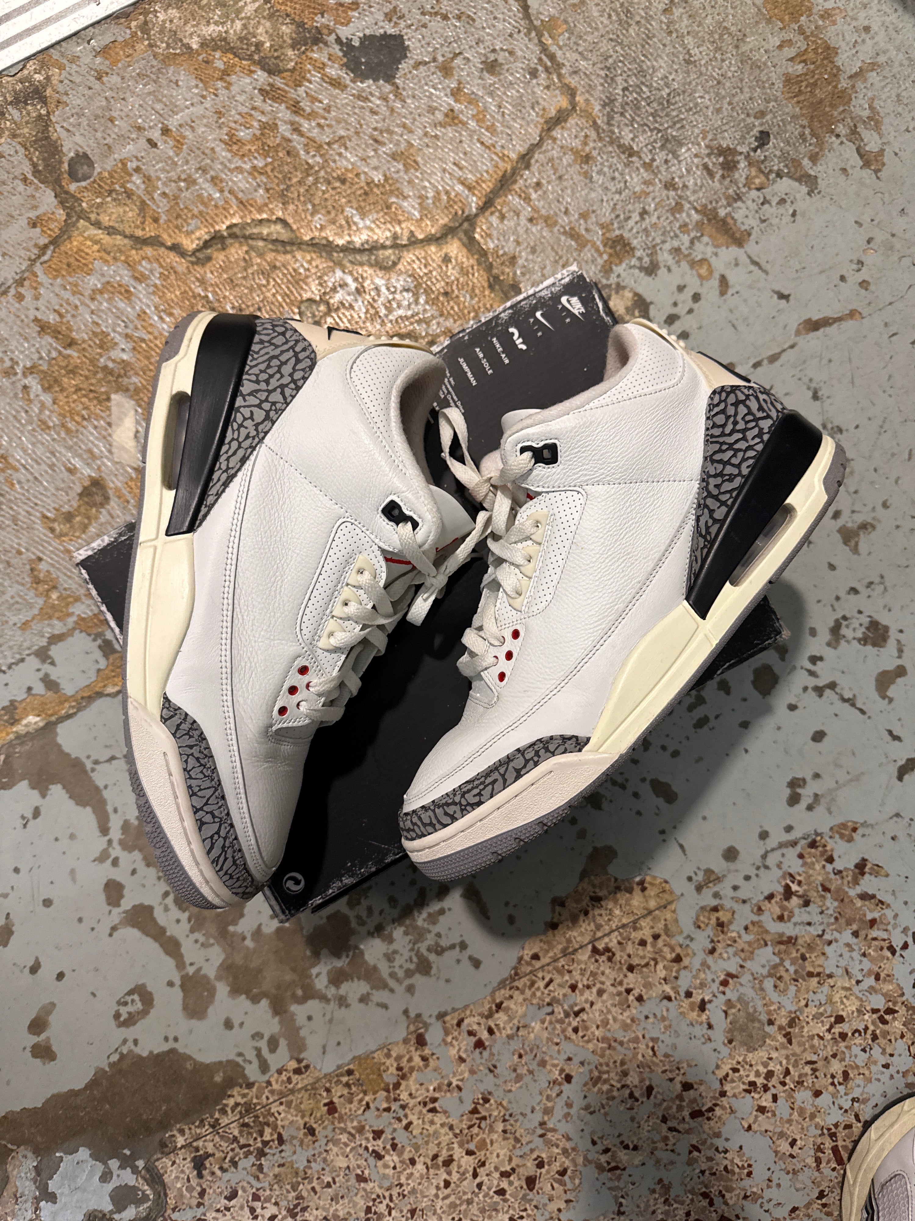 Jordan 3 Retro White Cement Reimagined (12M)