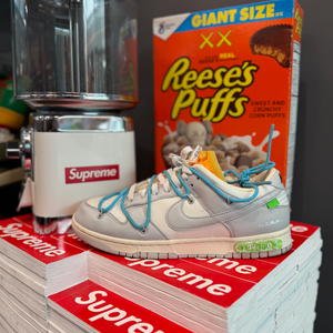 Pre Owned - Nike Dunk Low OFF WHITE Lot 2 10.5M