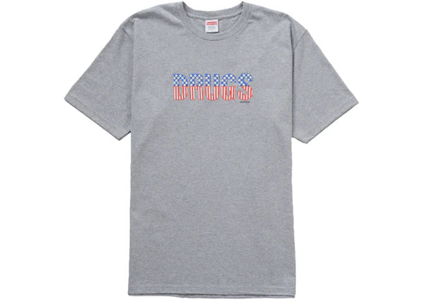 Supreme Drugs Tee Heather Grey