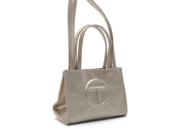 Telfar Shopping Bag Small Gold