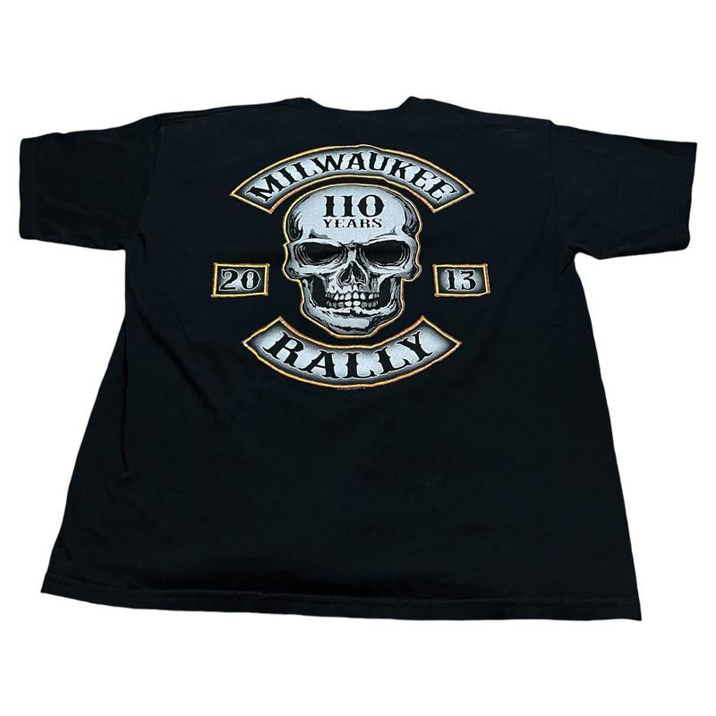 2013 Milwaukee Biker Rally Skull T-Shirt