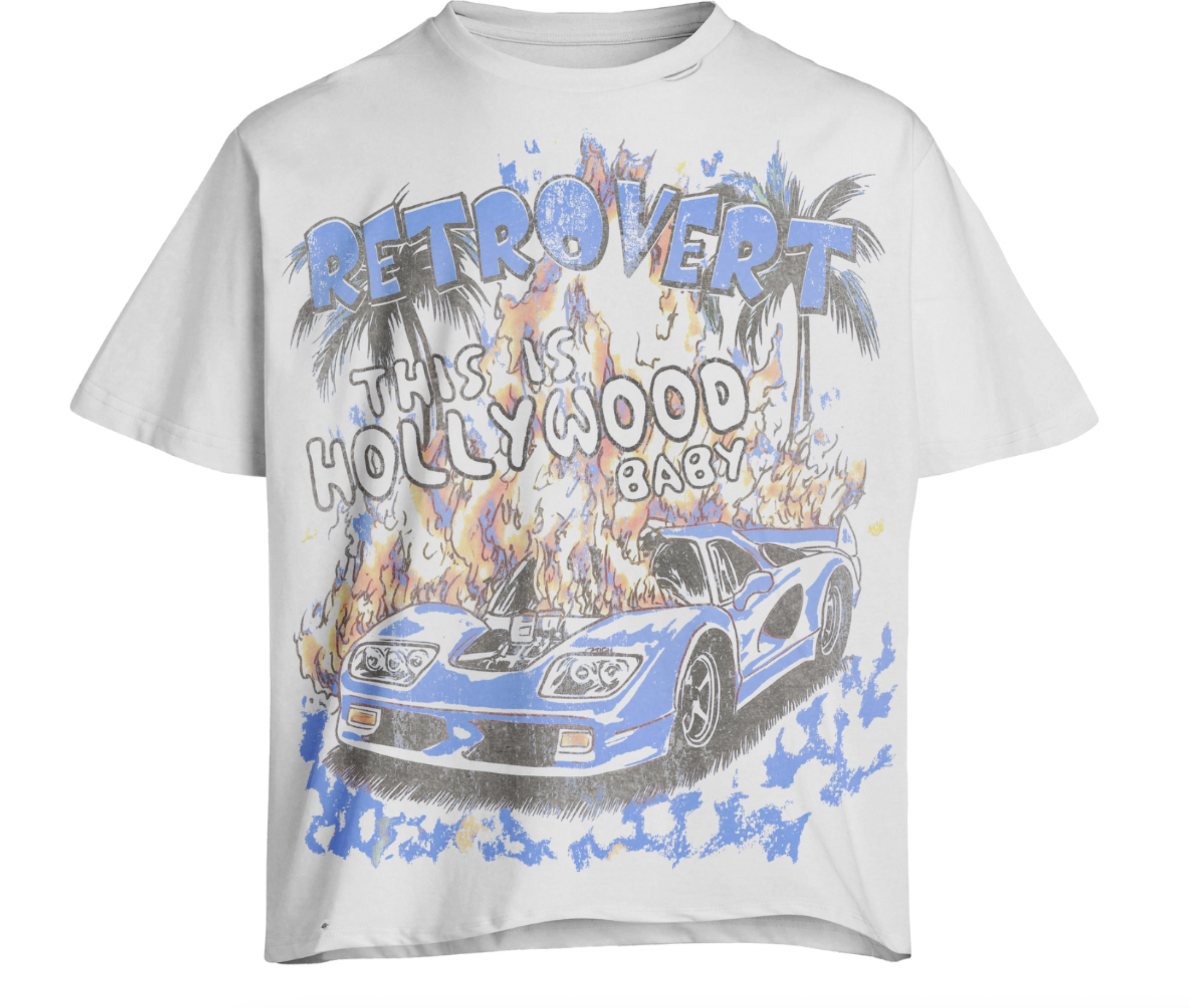 BLUE HOLLYWOOD T-SHIRT
