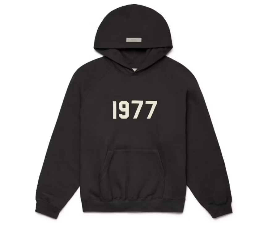 Essentials 1977 Black Hoodie