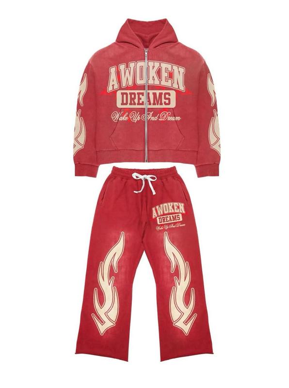 Awoken Dream Sweat Suit Red